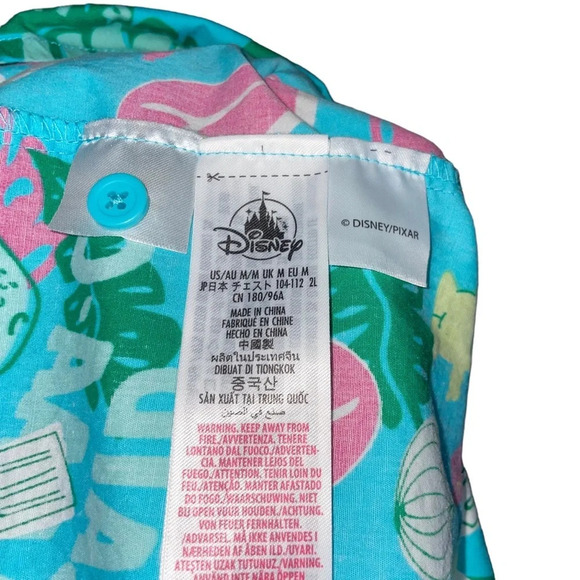 Disney Parks Pixar Toy Story Summer Hawaiian Shirt Button Up Mens Size Medium - Picture 10 of 12